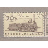 Железная дорога Поезда Локомотивы  Чехословакия 1966 год  лот 1033