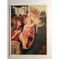 Боттичелли. Мадонна с мледенцем Иисусом и Иоанном. Издание Германии