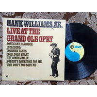 Виниловая пластинка HANK WILLIAMS,SR. Live at the grand ole opry.