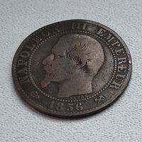 Франция 5 сантимов, 1856 "B" - Руан 8-7-12