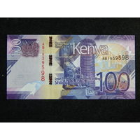 Кения 100 шиллингов 2019г.UNC