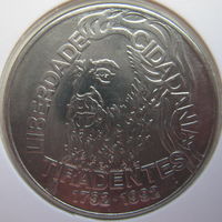 Бразилия 5000 крузейро 1992 г. Тирадентес. В холдере (gk)