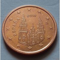 1 евроцент, Испания 2010 г.