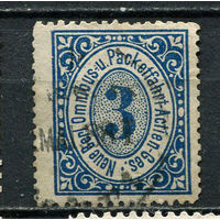 Германия - Берлин (B.) - Местные марки - 1886 - Цифры 3Pf - [Mi.22] - 1 марка. Гашеная.  (Лот 85CV)