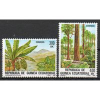 Флора Экваториальная Гвинея 1983 год чистая серия из 2-х марок (М)
