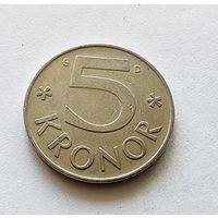 Швеция 5 крон, 1987