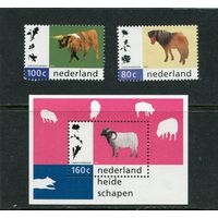 Нидерланды. Домашние животные. Блок и серия