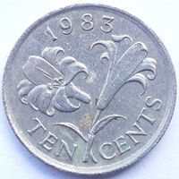 Бермуды 10 центов, 1983 (3-6-82)