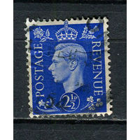 Великобритания - 1937/1939 - Король Георг VI 2 1/2Р - [Mi.202X] - 1 марка. Гашеная.  (Лот 51Fe)-T25P13