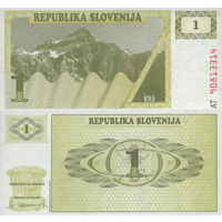 Словения 1 Толар 1990 UNC П1-372