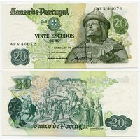Португалия. 20 эскудо (образца 1971 года, P173, подпись 1, aUNC)