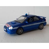 SUBARU IMPREZA. Полиция Франции. 1/43. Полицейские машины мира.