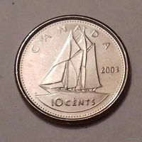 10 центов, Канада 2003 P, AU