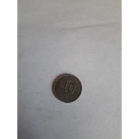 Малайя 10 центов 1949
