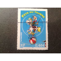 Франция 2003 день марки комикс, цирк