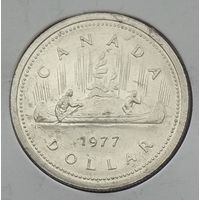Канада 1 доллар 1977 г. В холдере