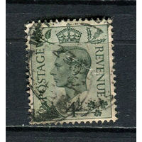 Великобритания - 1937/1939 - Король Георг VI 4Р - [Mi.204X] - 1 марка. Гашеная.  (Лот 52Fe)-T25P13