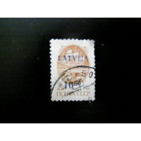 Латвия 1992 Стандарт Надпечатки на марках СССР на простой бумаге