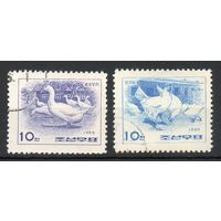 Птицеводство КНДР 1969 год серия из 2-х марок