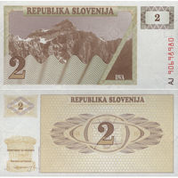 Словения 2 Толара 1990 UNC П1-352