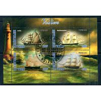 Корабли Чад 2013 год блок из 4-х марок