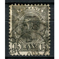 Королевство Румыния - 1900 - Король Кароль I 15B - [Mi.121] - 1 марка. Гашеная.  (Лот 95AA)
