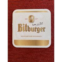 Подставка под пиво Bitburger No 2