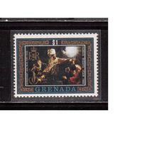 Гренада-1969,(Мих.314)  **   ,  Искусство, Живопись, Рембрандт
