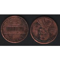 США km201b 1 цент 1994 год (-) (f2