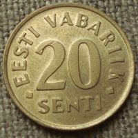20 сентов 1999 - Эстония