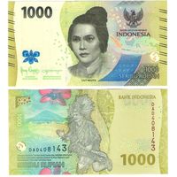 Индонезии 1000 рупий 2022 год UNC