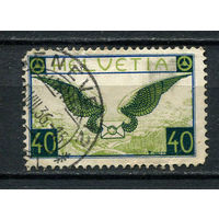Швейцария - 1929/1933 - Письмо с крыльями 40С - [Mi.234x] - 1 марка. Гашеная.  (LOT AW27)