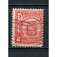 Панама - 1924 - Герб 2С - [Mi.120] - 1 марка. Гашеная.  (Лот 59FA)-T25P8