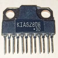 KIA6280H. УHЧ. 2 x 5.8 Вт. 13 Вольт. 4 Ом. Усилитель низкой частоты. KIA6280