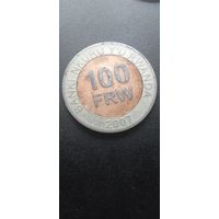 Руанда 100 франков 2007 г.