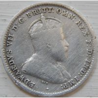 12. Австралия 3 пенса 1910 год, Эдвард VII., серебро