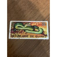 Гвинея 1967. Змеи Гвинеи. Марка из серии