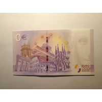 Сувенирная банкнота 0 евро