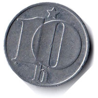Чехословакия. 10 геллеров. 1978 г.