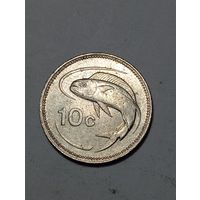 Мальта 10 центов 1992 года .