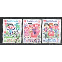 Международный год ребенка Венгрия 1979 год серия из 3-х марок