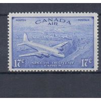 [635] Канада 1946. Авиация.Самолет. Одиночный выпуск. MNH