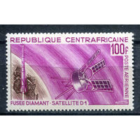Центральноафриканская Республика - 1966г. - Годовщина запуска французских спутников - полная серия, MNH [Mi 119] - 1 марка