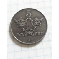 Швеция 5 оре 1947