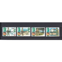 Армия. Тувалу. 1995. 4 марки. SPECIMEN. Michel N 725-728 (8,0 е)