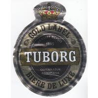 Этикетка пива Туборг Дания б/у П399