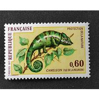 Франция: 1 м/с фауна, хамелеон 1971