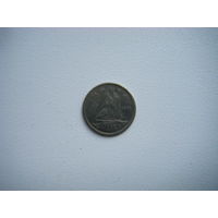 Канада 10 центов 1975г.