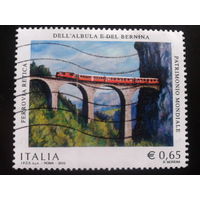 Италия 2010 мост, поезд