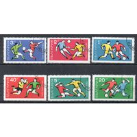 Чемпионат мира по футболу в Мексике Болгария 1970 год  серия из 6 марок